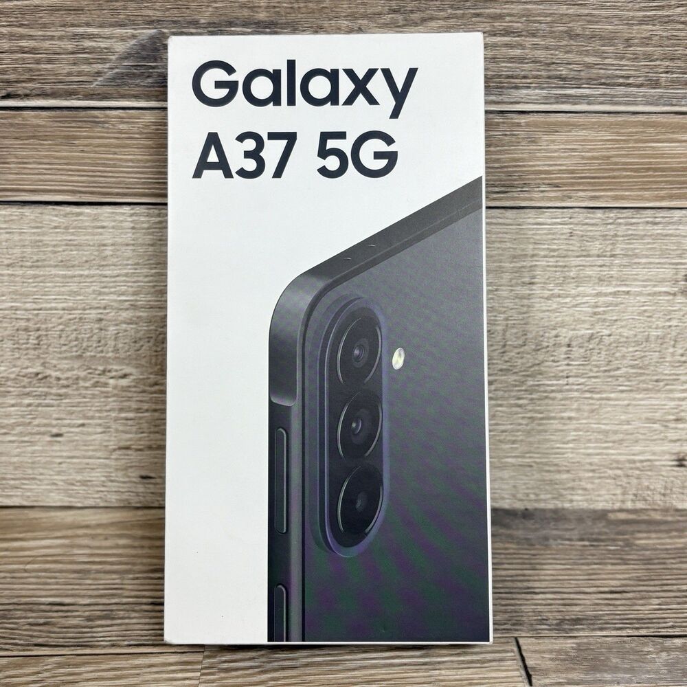 NEW SEALED Samsung Galaxy A37 5G 128GB Charcoal Unlocked SM-A376U1